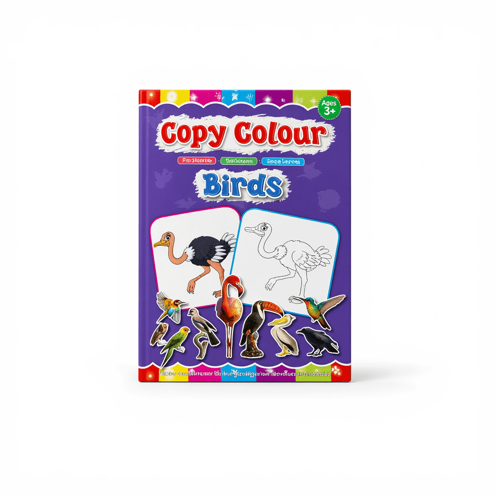 Copy Colour Birds Activity Book