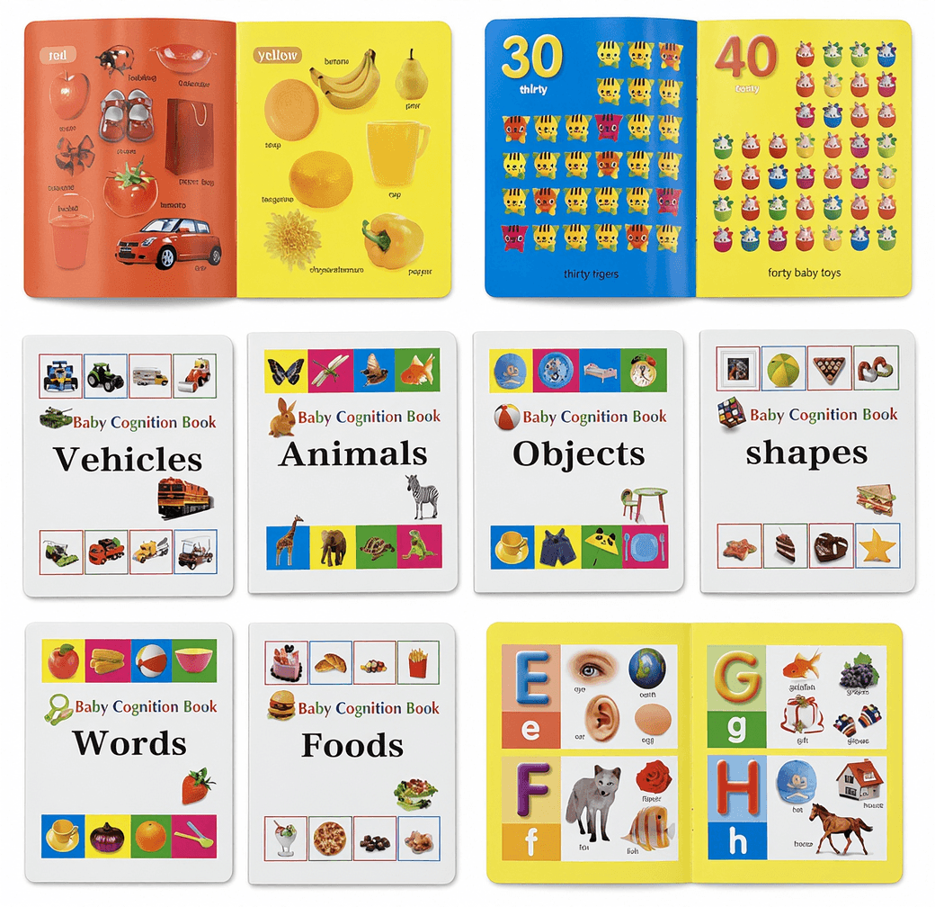 Baby Cognition Board Book Set