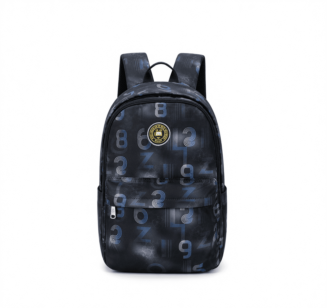 Kids Number Print Backpack