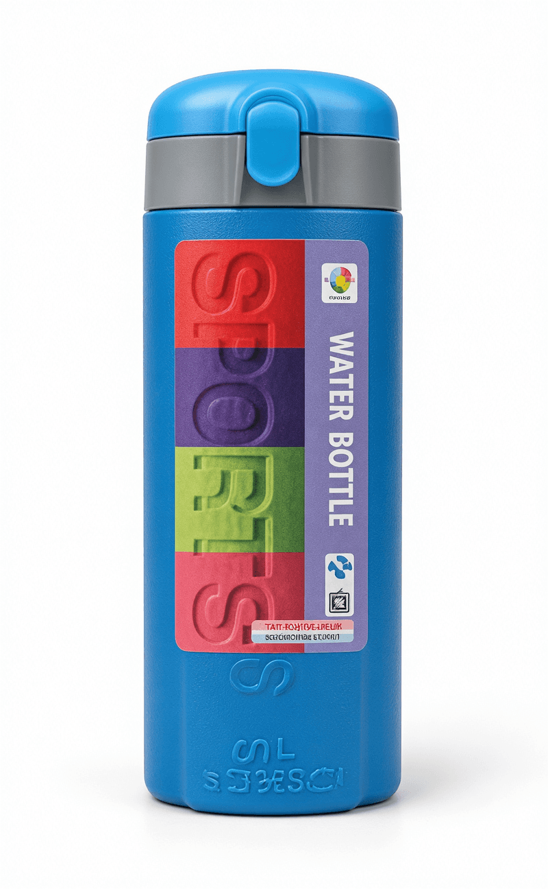 Blue Sports Kids Water Bottle 0.5L