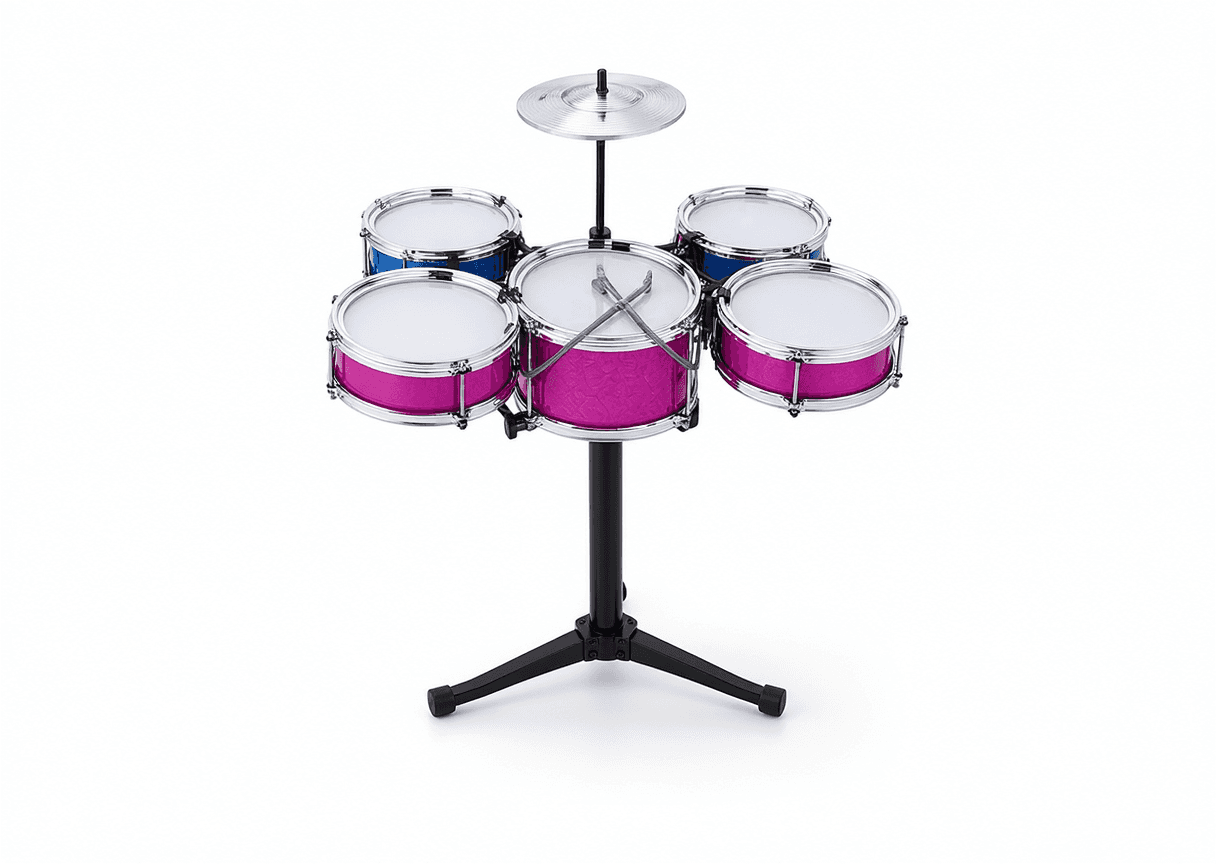 Kids 5-Piece Drum Set with Cymbal