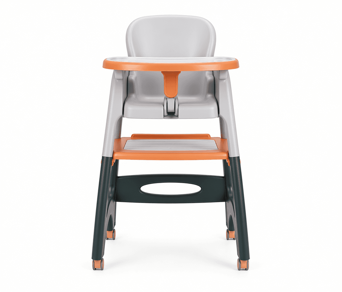 Convertible Baby High Chair with Wheels