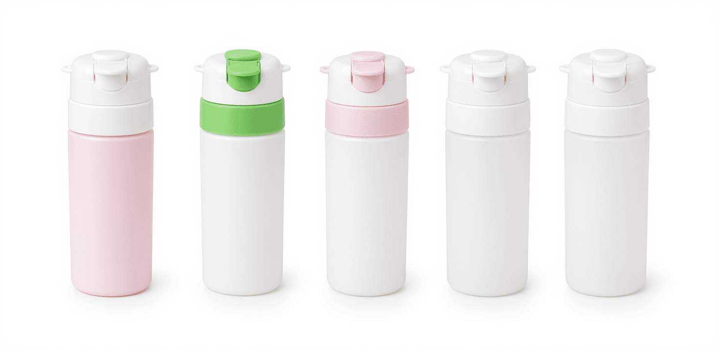 Kids Flip-Top Water Bottles Set
