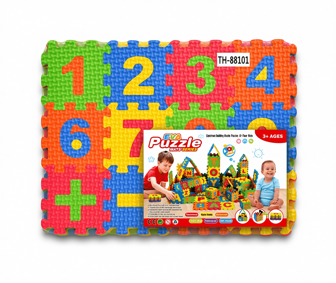 EVA Number Puzzle Floor Mats