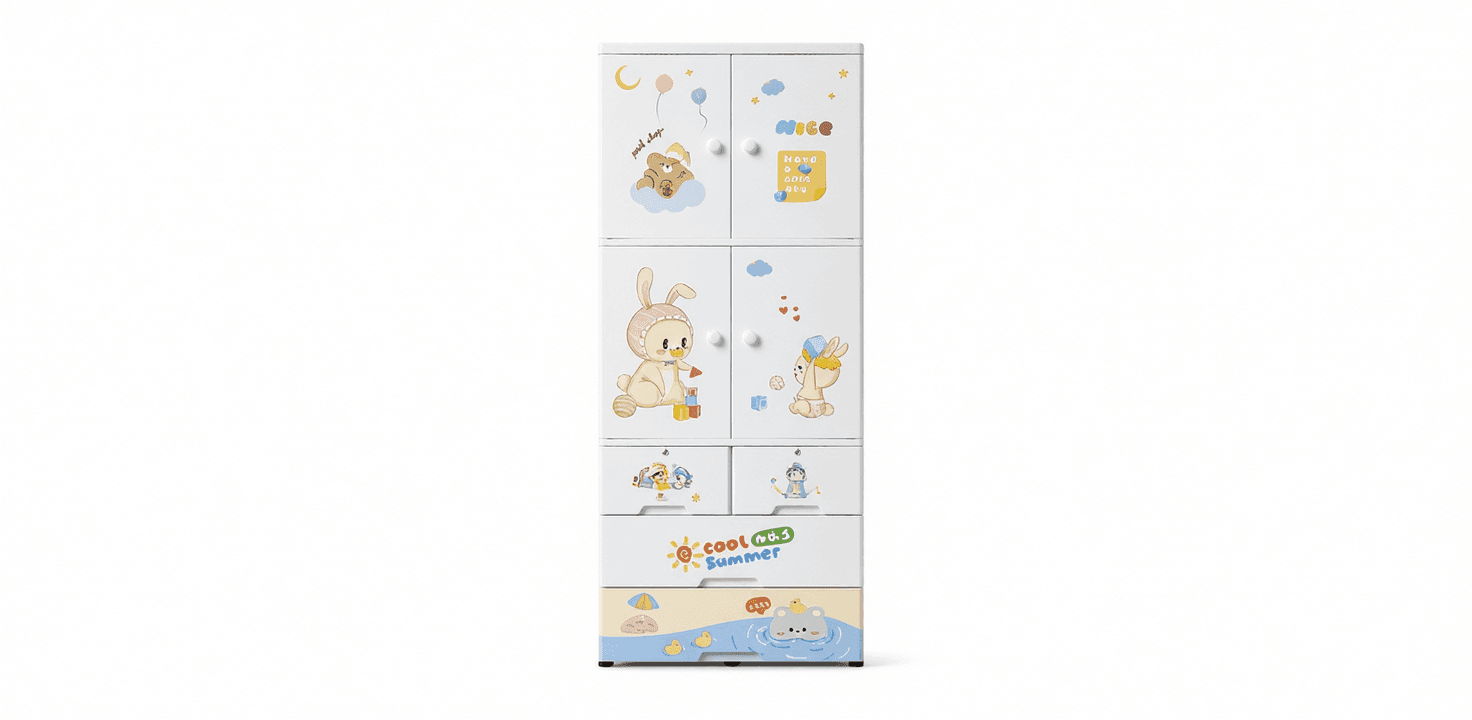 Cute Cartoon Kids Storage Cabinet