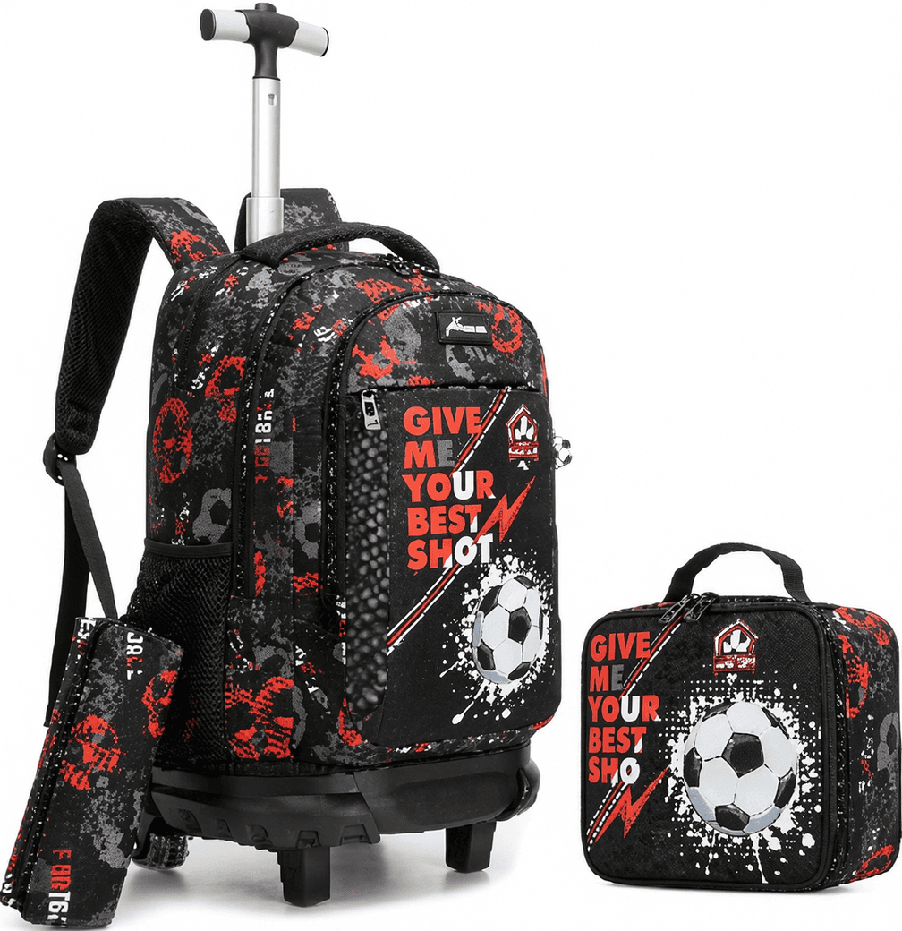 Soccer Trolley Backpack 3-Piece Set