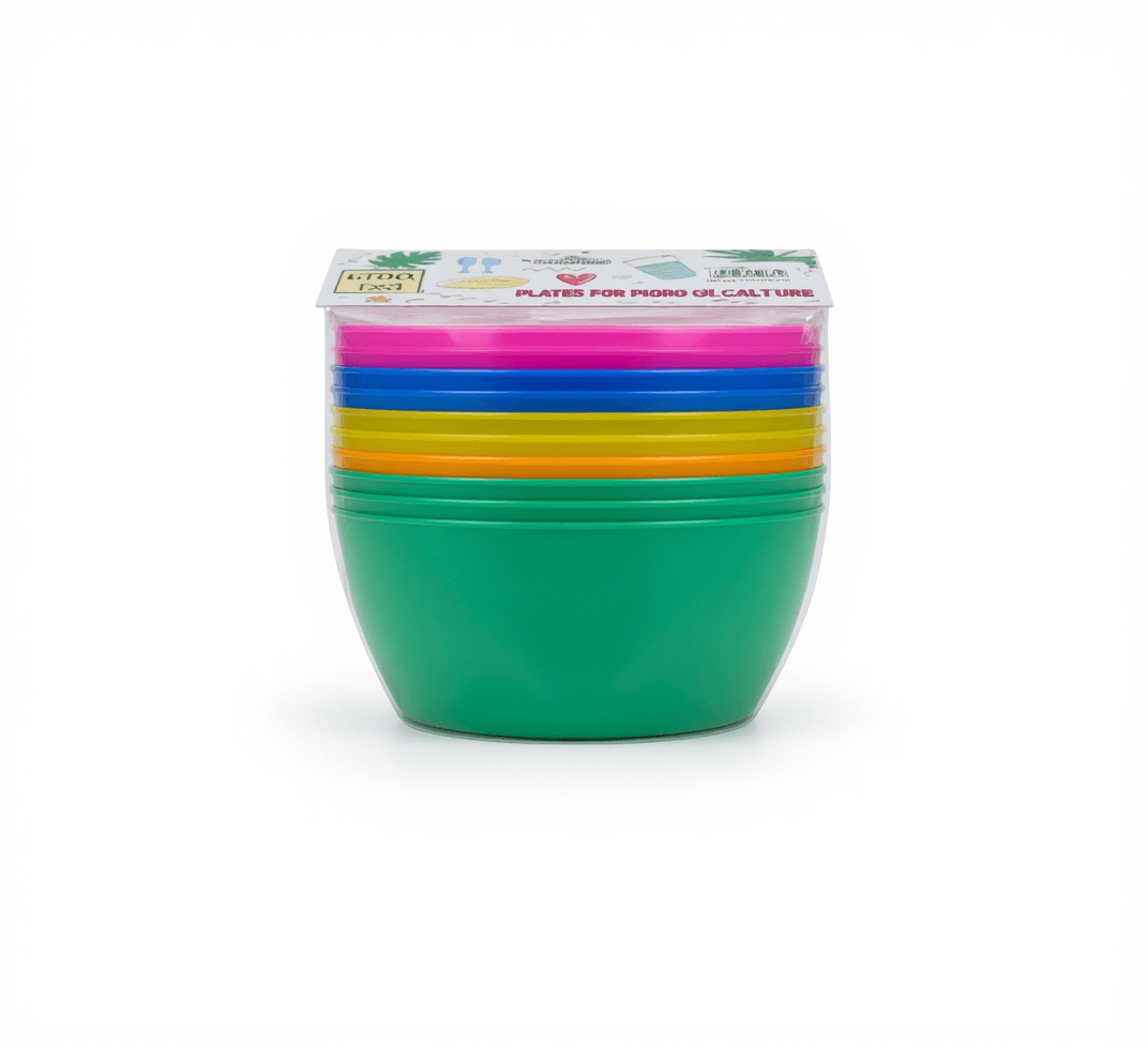 10pcs Colorful Plastic Bowls Set