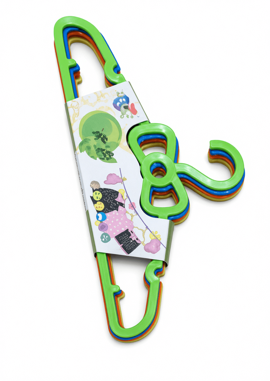 Colorful Kids Clothes Hangers Set