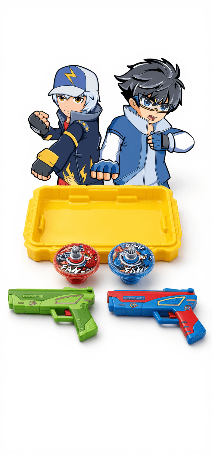 Beyblade Battle Arena Set with Launchers