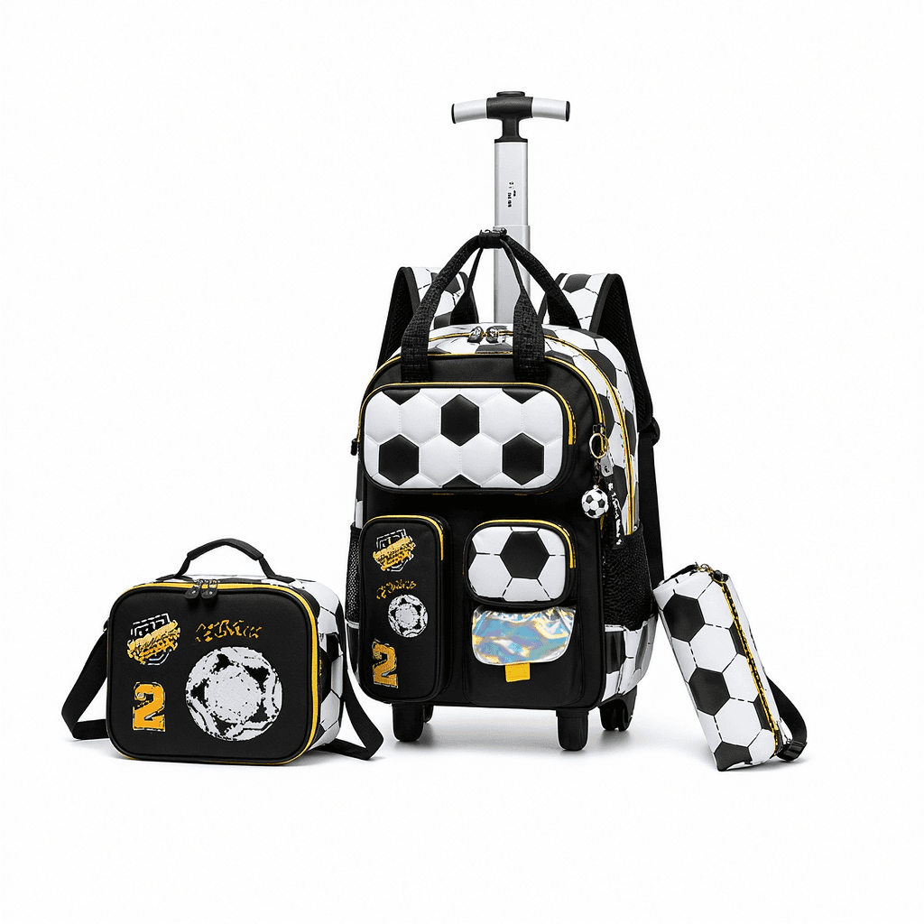 Soccer Trolley Backpack 3-Piece Set